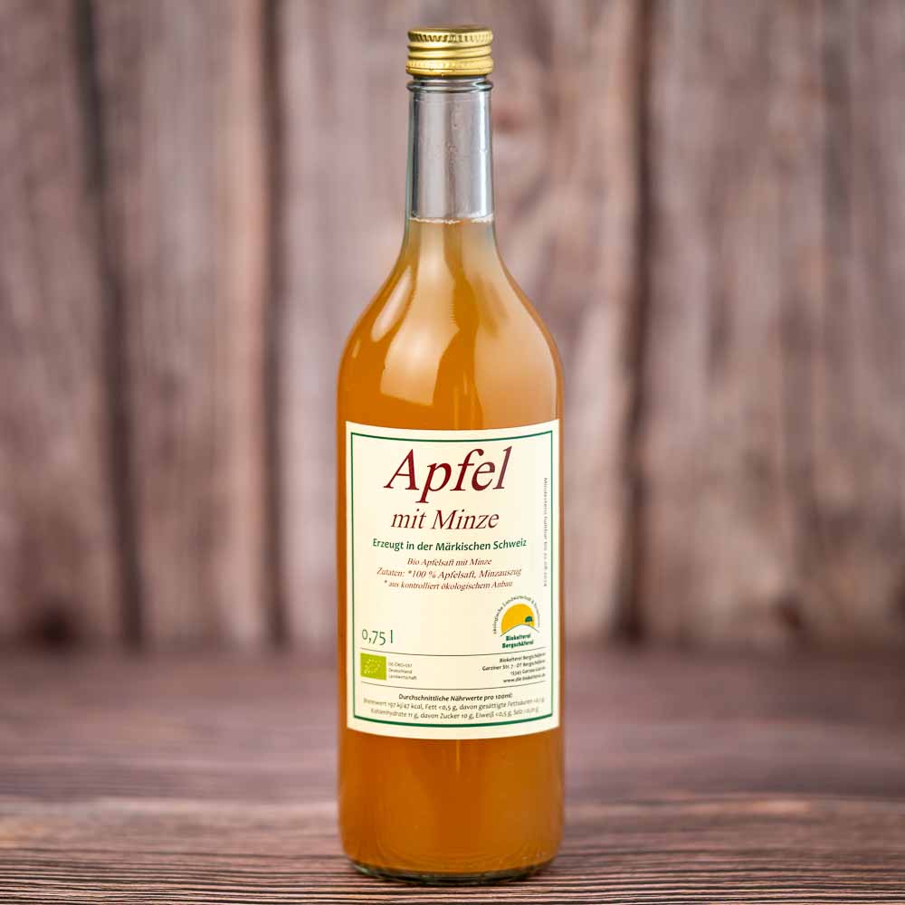 Apfel in Minze