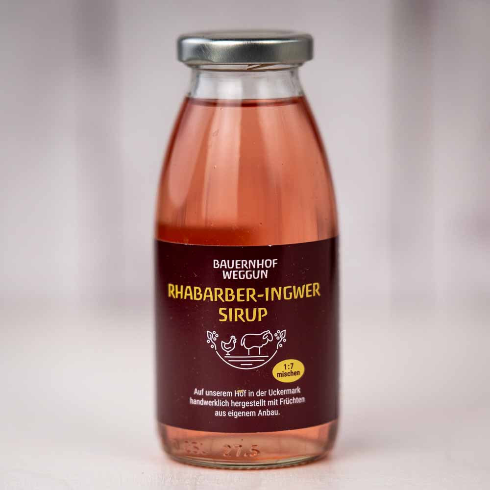 Rhabarber Ingwer Sirup