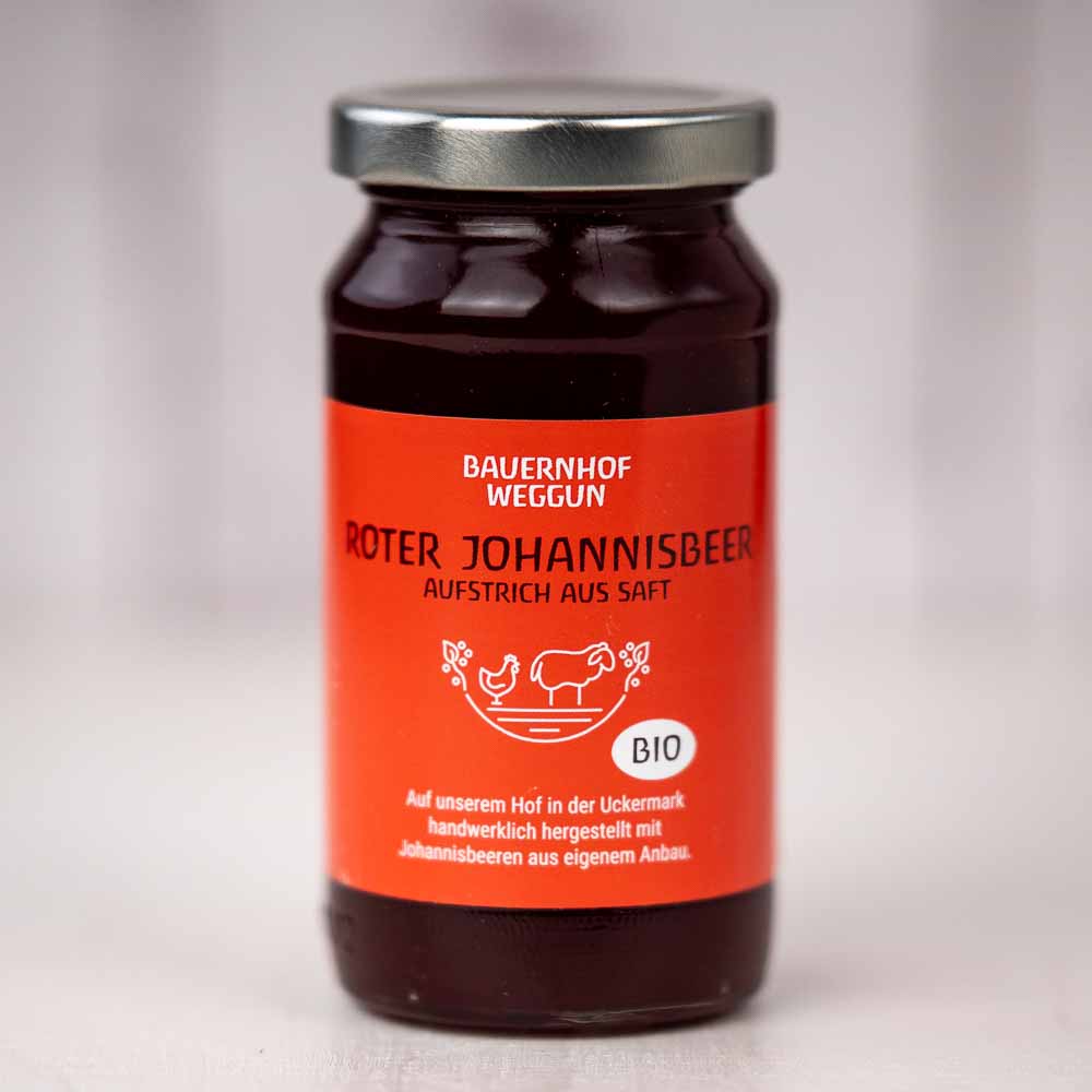 Rote Johannisbeer Aufstrich aus Saft