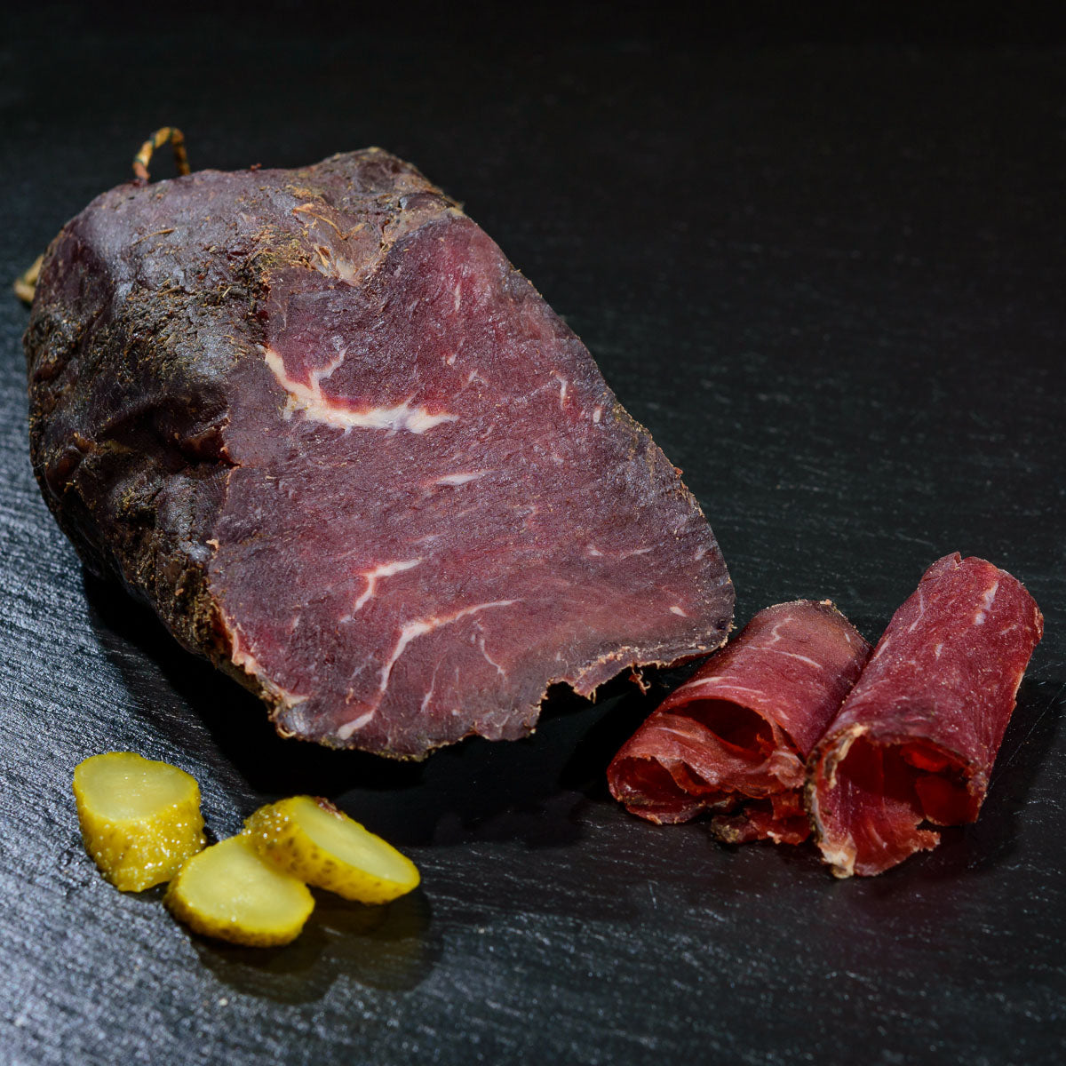 Schinken vom Rind - geschnitten