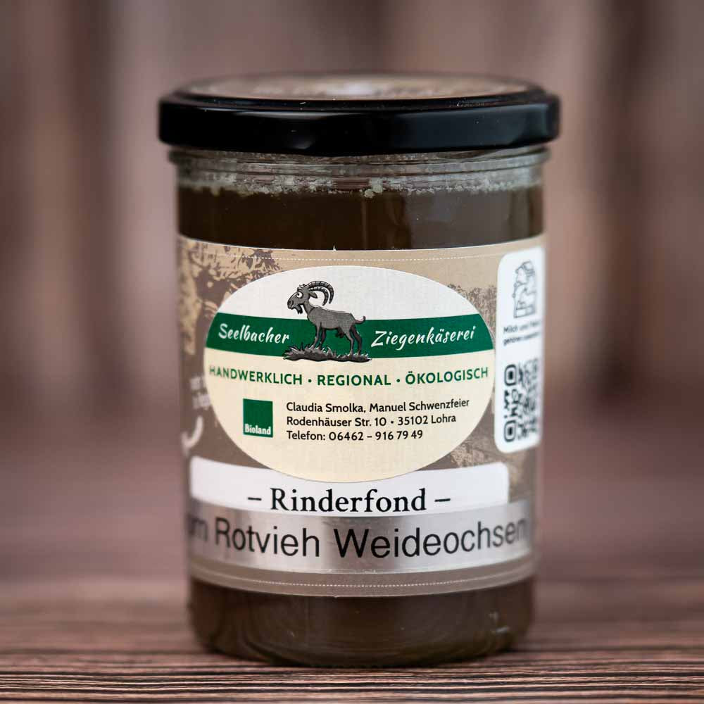 Rinderfond vom Rotvieh Weideochsen