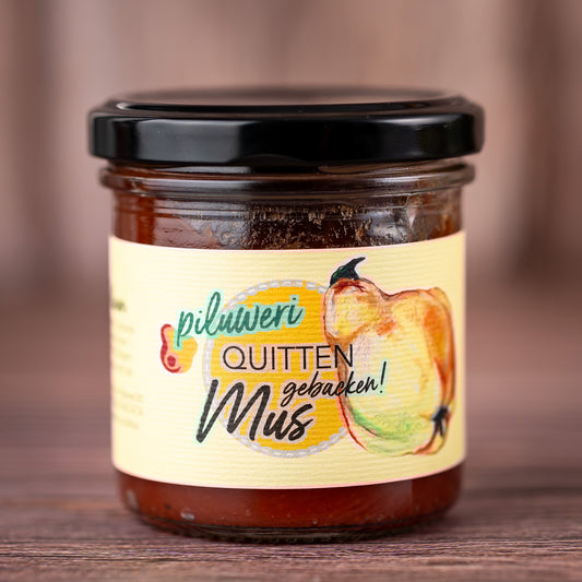 Gebackenes Quittenmus