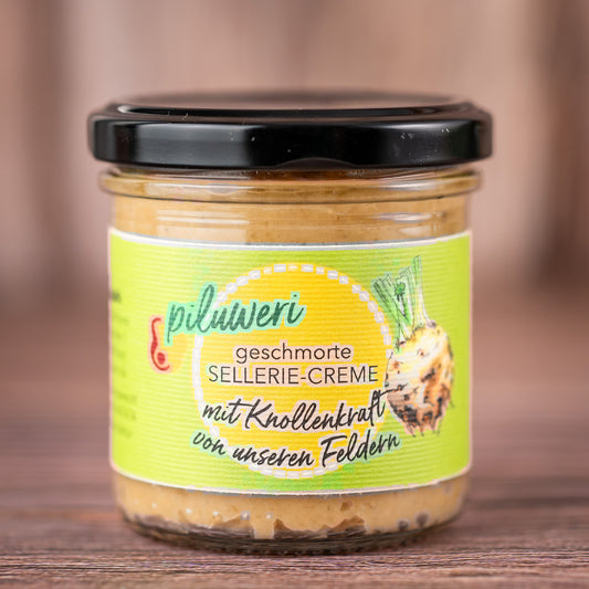 geschmorte Sellerie-Creme