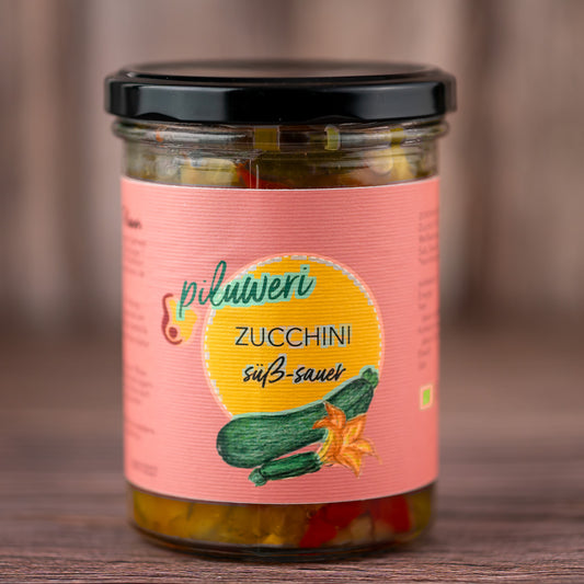Zucchini süß-sauer