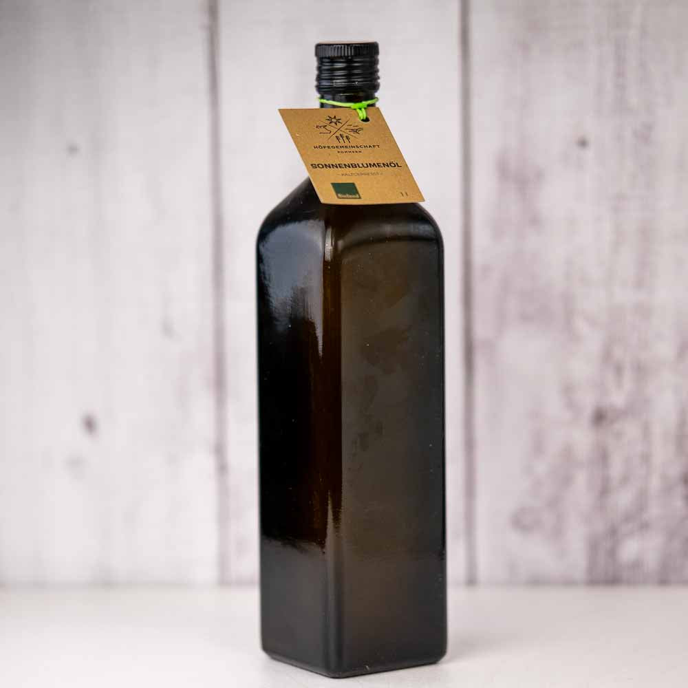 Sonnenblumenöl "Flüssige Sonne" kaltgepresst