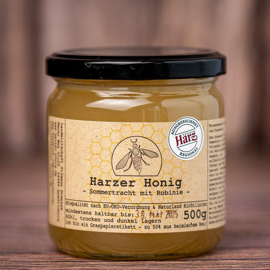 Harzer Honig – Sommerblüte mit Robinie